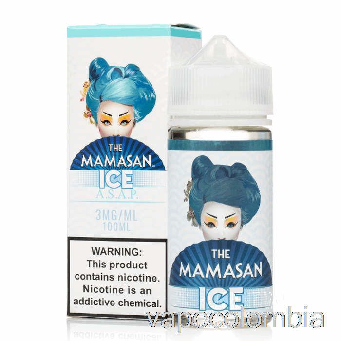 Vape Desechable Hielo Lo Antes Posible - El E-líquido Mamasan - 100ml 0mg